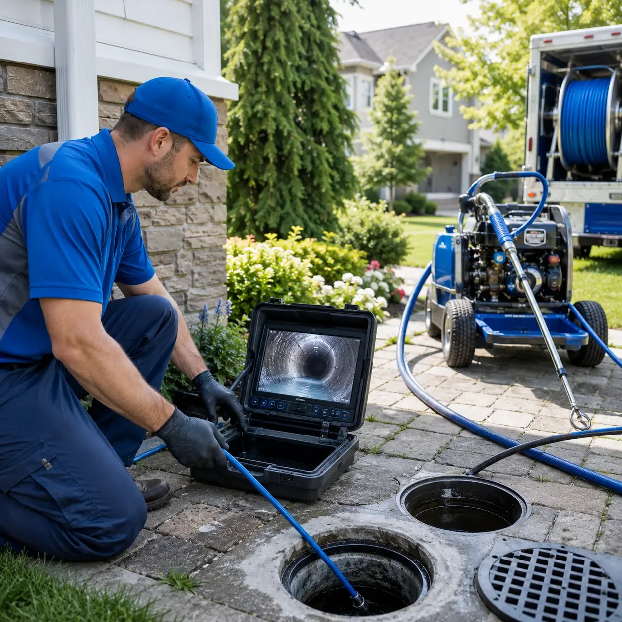 Outdoor drain cleaning professionals serving Covel, WV